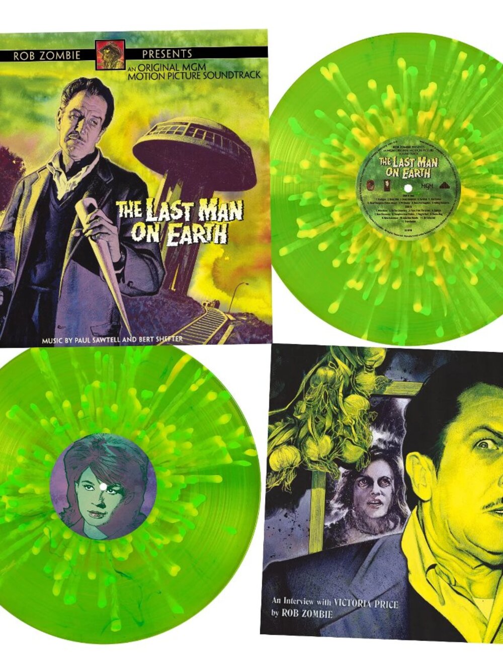 Rob Zombie The Last Man On Earth 2-LP ~ Excl. 180g Color Vinyl ~ Brand New!